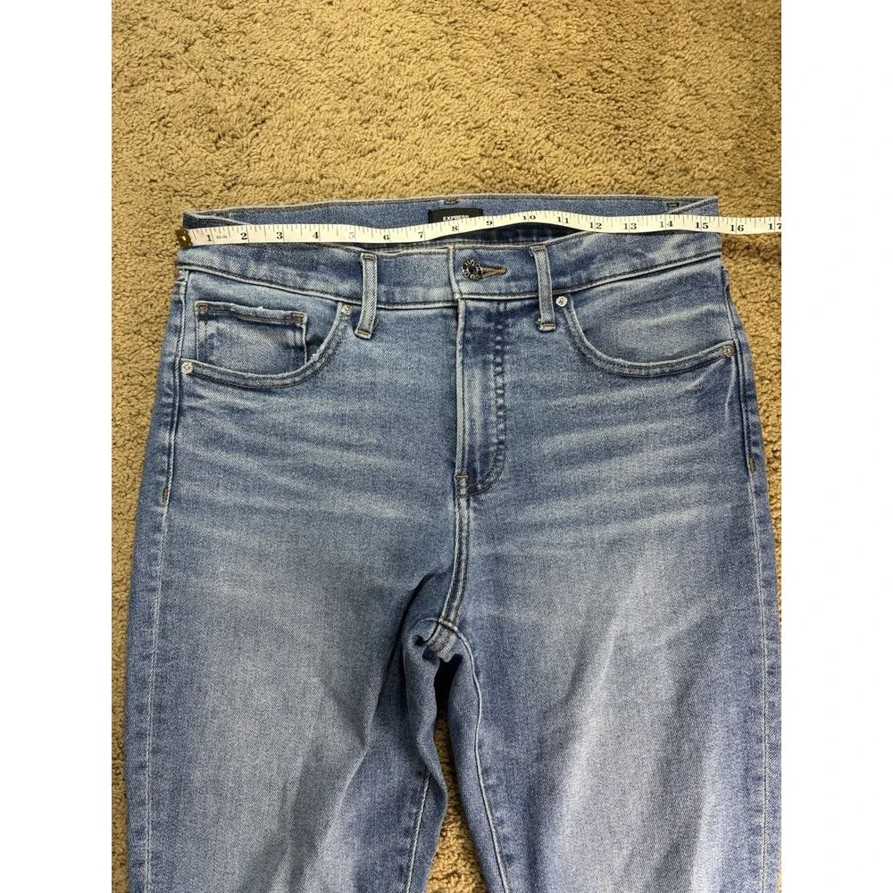Express Jeans Women 10L‎ Skinny Mid Rise Hyper Sculpt Hyper Stretch Preppy